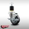 Service Caster 3.5'' SS Thermoplastic Rubber Swivel 1-7/8'' Expanding Stem Caster with Brake SCC-SSEX20S3514-TPRB-TLB-178 - alternate 3
